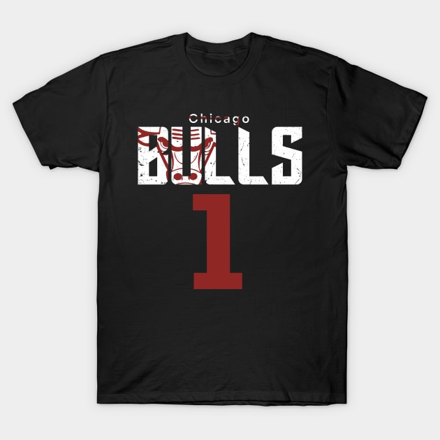 CHICAGO BULLS DROSE T-Shirt by Tee Trends